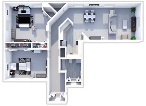 a floor plan of a house with a staircase